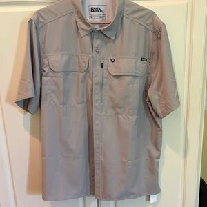 Eddie Bauer Short Sleeve Utility Shirt - Taupe